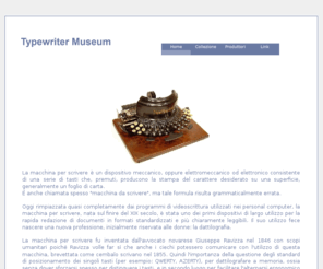typewriter-museum.com: Typewriter Museum - Home
Esposizione di collezione privata di macchine per scrivere
