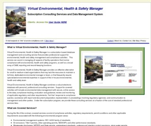 enviro-compliance.com: Virtual Environmental, Health & Safety Manager
...