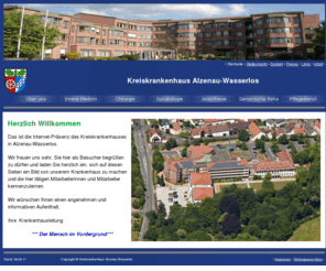 kreiskrankenhaus-wasserlos.com: Kreiskrankenhaus-Alzenau-Wasserlos
Offizielle Homepage des Kreiskrankenhauses Alzenau-Wasserlos