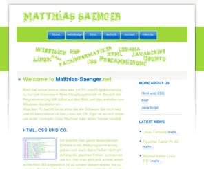 matthias-saenger.net: Matthias Saenger
matthias-saenger.net