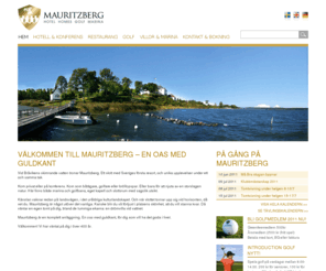 mauritzberg.se: Mauritzberg - Slott, Hotell, Golf, Marina, Tomter
