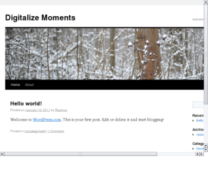 digitalisemoments.com: Digitalized Moments
Digitalized Moments to remember, caught on tape....