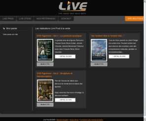 dvdboutique.fr: Les réalisations Live Prod à la vente
LIVE Prod est une société de production audiovisuelle qui produit et réalise tous types de film, et met en location son parc de matériel de diffusion audio et vidéo.