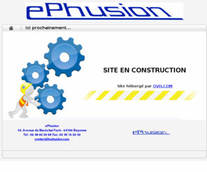 ephuzion.com: En construction
site en construction