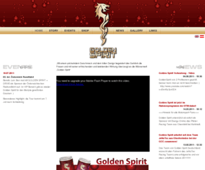 goldenspirit.at: GOLDENSPIRIT - HOME
Willkommen bei Goldenspirit - dem Getrnk mit belebender Wirkung und einzigartigem Geschmack - Home