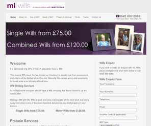 mlwills.com: ML Wills | Will Writing Solicitors | UK
Find cheap will writing solicitors.