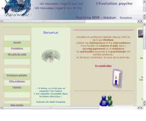 sollicitude.com: 
Martine MIR, MEDIUM, l evolution psycho spirituelle