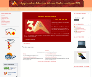 3a-informatique.net: 3a-Informatique
3a Informatique est la plus grande enseigne informatique de l'Ile de la Réunion, s'adressant aussi bien aux particuliers qu'aux professionnels. En plus de la vente, 3a Informatique propose également différents services : hotline, dépannage, formations, abonnements adsl, créations de sites ...