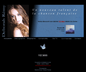 deborahremy.com: Deborah Rémy - Un nouveau talent de la chanson française
Deborah Rémy, un nouveau talent de la chanson française ! Venez découvrir son dernier disque : Île pour elle