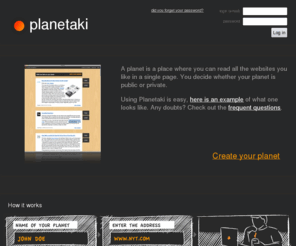 planetaki.com: Planetaki
Read your favourite websites in one place quickly and easily.