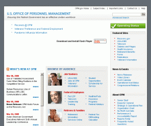 opm.gov: US Office of Personnel Management
U.S. Office of Personnel Management