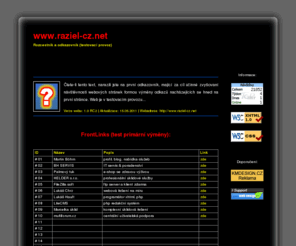 raziel-cz.net: Raziel-CZ.net - rozcestník a odkazovník
rozcestník a odkazovník