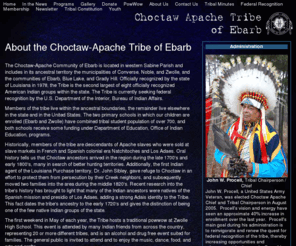 choctaw-apache.org: About the Choctaw-Apache Tribe of Ebarb | www.choctaw-apache.org
