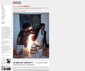 idiotfriends.com: DIGO Brands
 The first integrated agency built for a social world, New York City-based DiMassimo Goldstein (DIGO) was founded by Mark DiMassimo in 1996.  DIGO. The agency for a social world™.