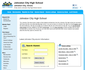 johnstoncityhighschool.org: Johnston City High School
Johnston City High School is a high school website for Johnston City alumni. Johnston City High provides school news, reunion and graduation information, alumni listings and more for former students and faculty of Johnston City High in Johnston City, Illinois