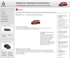 nycolt.dk: Mitsubishi Colt - Fås fra 119.995 kr med Stop&Go
Mindste CO2 udslip i klassen! - 20,4 km/liter - Markedets laveste grønne ejerafgift. - Forside.