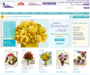 888-flower.com: Flowers, Roses, Gift Baskets, Same Day Florists | 1-800-FLOWERS.COM
Order flowers, roses, gift baskets and more. Get same-day flower delivery for birthdays, anniversaries, and all other occasions. Find fresh flowers at 1800Flowers.com.