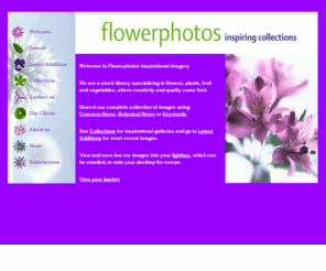 flowerphotos.com: Flowerphotos - stock library of flower photos
Flowerphotos - a creative library of inspiring images of flowers, plants, fruit and vegetables to use in branding, marketing, publishing, media and design.