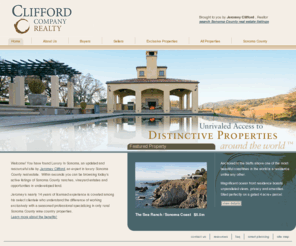 luxuryinsonoma.com: A website about beautiful Sonoma County Real Estate
 Specializing in the Sonoma wine countries most sought after Estates, Ranches and Vineyards for over 14 years. Our beautiful site is updated daily!