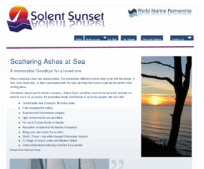 solent-sunset.co.uk: Scatter Ashes at Sea with Solent Sunset
scatter ashes at sea  a memorable final goodbye for a loved one  in chichester harbour or the solent