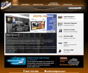 stidigital.com: Soluciones Tecnológicas Integradas (STI) lider dentro del mundo de la Conectividad (KVM) y del Digital Signage
Soluciones Tecnológicas Integradas (STI), empresa lider en España dentro del mundo de la Conectividad (KVM) y del Digital Signage con soluciones de última generación.