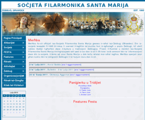 bandasantamarija.net: Soċjetà Filarmonika Santa Marija - Żebbuġ, Għawdex
