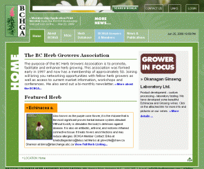 bcherbgrowers.com:  The BC Herb Growers Association: British Columbia, Canada
