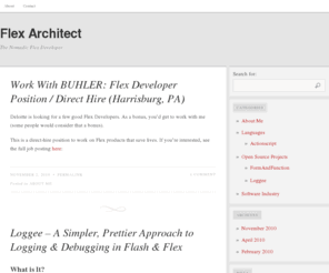 davidbuhler.com: Flex Developer. Flex Architect
