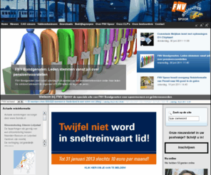 fnvspoor.nl: FNV Spoor
FNV Spoor, de website voor spoormensen