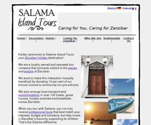 salamatours.com: Zanzibar Holidays and Safaris- Salama Island Tours
Zanzibar tours and trips