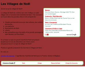 village-de-noel.com: Marchés de Noël, Village de Noel en France
Qu'est ce qu'un village de Noël, où les trouver?