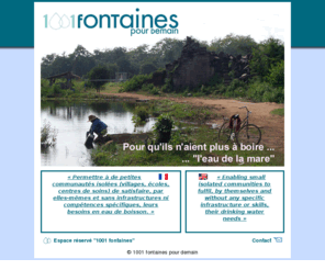 1001fontaines.com: 1001 fontaines pour demain - Accueil
Permettre aux petites communautés isolées d'accéder à l'eau potable