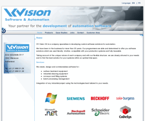 vkvision.net: VK Vision SA - Création de logiciels d'automatisation
VK Vision SA est spécialisé dans le développement de logiciel d'automatisation