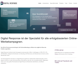 digital-response.net: Performancemarketing vom Spezialisten Digital Response
Mit Performancemarketing und effizienter Leadgenerierung sichert Digital Response Ihren Kampagnenerfolg. Unabhängig von CPM, CPC, CPL, CPO Modellen erfolgt eine Kombination von Branding- und Performance