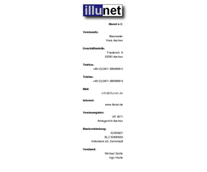 illunet.de: illunet e.V.
illunet e.V. - Weiterbildung im Bereich Computer/Netzwerktechnik