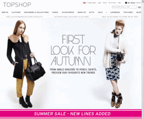 surfbytopshop.co.uk: Topshop - Womens Clothing - Womens Fashion - Topshop
With 300 new styles added each week, TOPSHOP.COM is jam packed with all the latest styles. Check out our collections and latest designer collaborations for AW10!