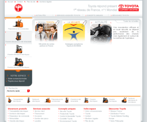 toyota-industrie.com: Chariot elevateur - CFM Toyota, distributeur exclusif de  chariots élévateurs
CFM Toyota est le 1er réseau de France et le n°1 mondial de l'equipement industriel. Découvrez notre gamme de chariot de manutention ainsi que nos services associés.