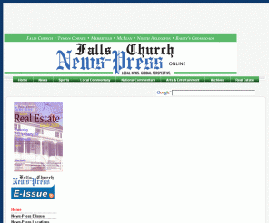 fcnp.com: Home | Falls Church News-Press Online
City Advances Image as Home to Humanities The Falls Church City Council took a major step toward establishing another progressive and defining feature for Falls Church Monday when it voted