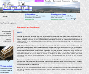 lugdunum.biz: LUGDUNUM - Site qui vous permettra de dcouvrir moulte secret sur Lyon et sa rgion
LUGDUNUM, nom romain donne  Lyon lors de sa cration. Aujourd hui mtropole  taille international que ce site vous permettra de dcouvrir