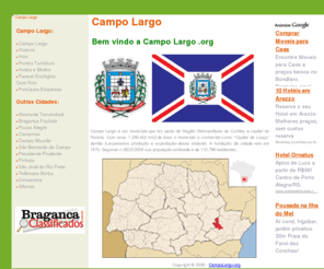 campolargo.org: Campo Largo
Informações sobre o município de Campo Largo, PR.