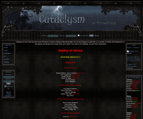 eq2cataclysm.com: CATACLYSM OF PERMAFROST: News
