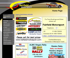 fairfieldtyres.com: Fairfield Motorsport - Motor Sport and Travel Specialists
