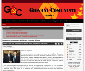 gcroma.it: Benvenuto nel nuovo sito dei Giovani Comunisti di Roma - Giovani Comunisti Roma
GC Roma - Il sito ufficiale del settore giovanile di Rifondazione Comunista di Roma