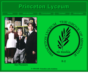 princetonlyceum.com: Princeton Lyceum--A language education for junior students
Princeton Lyceum offers a classical education in a private school setting outside of Princeton, New Jersey.