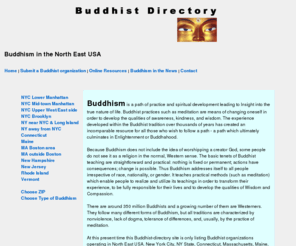 buddhist-directory.org: buddhist meditation, dharma centers in new york city and north east us
This buddhist directory site is for all Buddhist dharma centers in North East USA Manhattan and all of New York City.