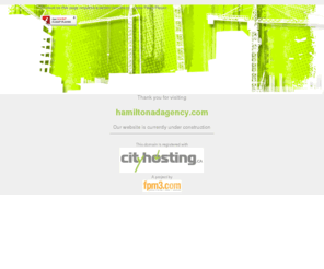 hamiltonadagency.com: Cityhosting.ca - Under Construction
