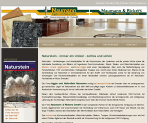 Naumannnaturstein.de Agglo und Naturstein Naumann Naturstein