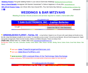 weddingsandbnaimitzvahs.com: Weddings & Bar Mitzvahs - Weddings & Bat Mitzvahs - Weddings & Bnai Mitzvahs
Weddings & Bar Mitzvahs from the Technology Data Exchange - Linked to TDE member firms.