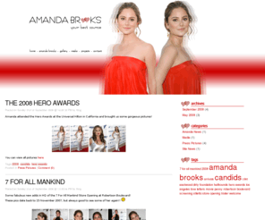 amanda-brooks.com: Amanda Brooks - fansite
Amanda Brooks fansite