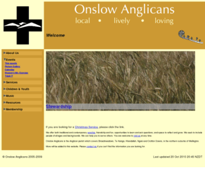 onslowanglicans.org.nz: Welcome to Onslow Anglicans
The web site of Onslow Anglicans, Wellington, New Zealand